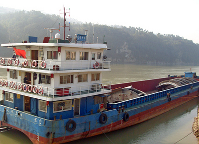Transport żeglugą śródlądową na rzece Jangcy