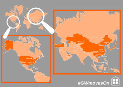 All our GW overseas warehouses at a Glance